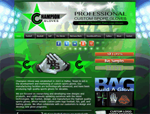 Tablet Screenshot of championgloves.com